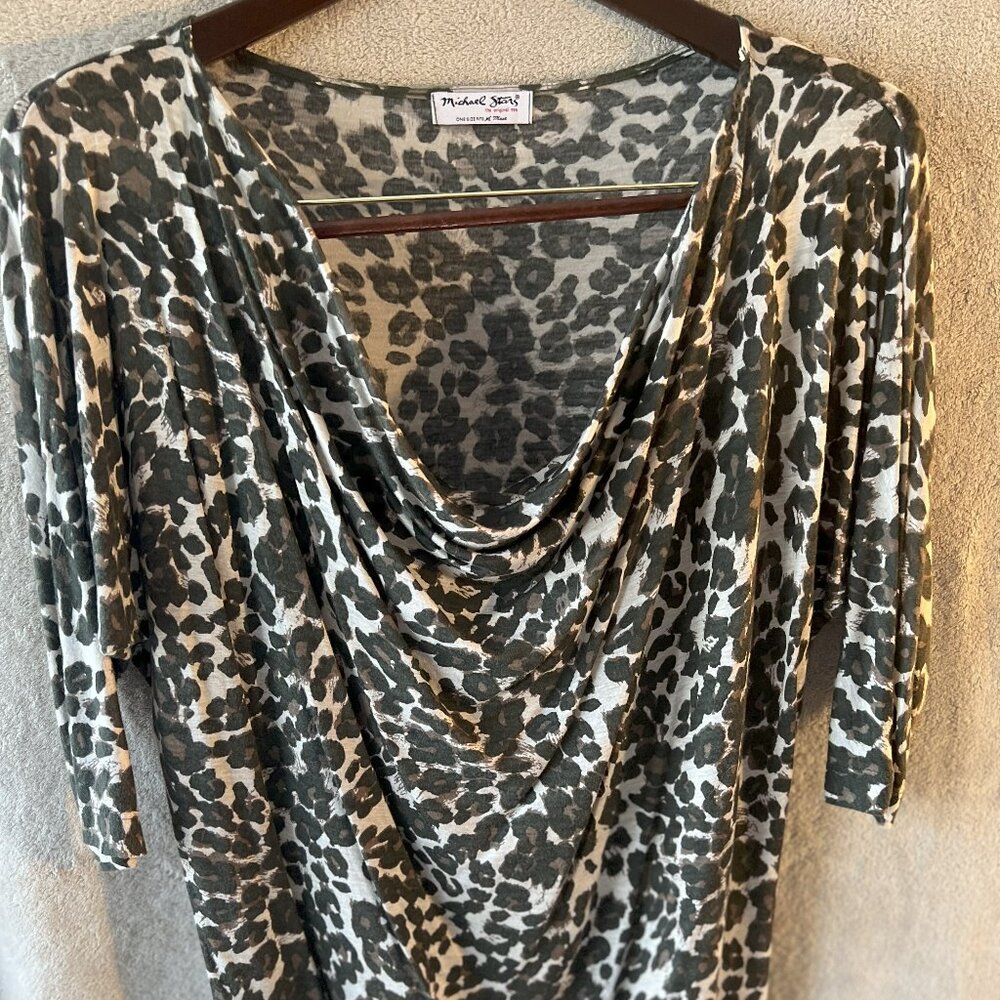 Michael Stars - Women's Top - One Size - Animal Print